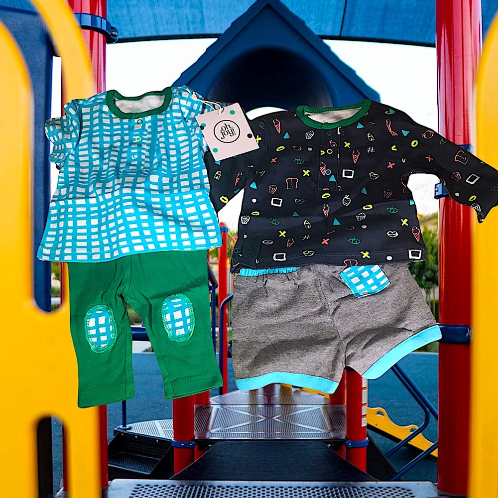 Oh Joy 4 piece set for baby 3-6 months